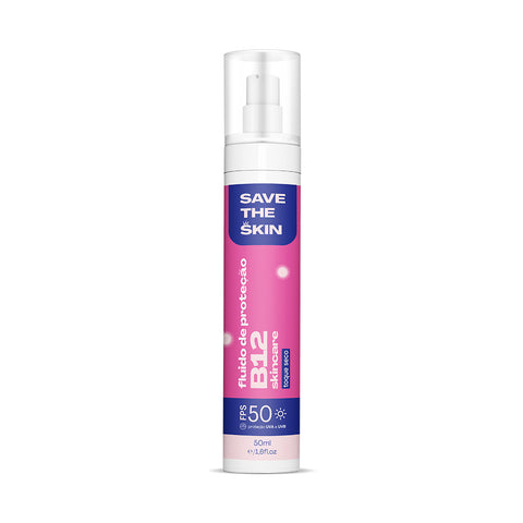 B12 Skincare - Fluido de Proteção com FPS 50 - 50ml - Save The Skin
