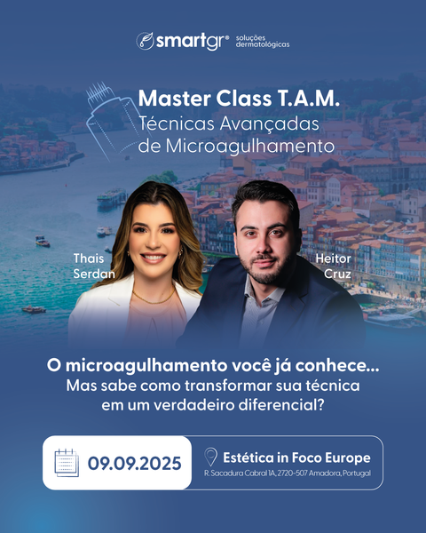 9 de Setembro - Lisboa - Master Class Técnicas de Microagulhamento Avançadas | Smart GR