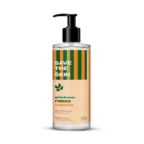 Gel de Limpeza 200ml e Sérum Facial Raízes Copaíba 30ml | Smart GR