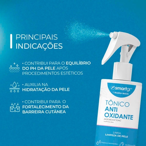 Limpeza De Pele Smart Tônico Antioxidante 250 ml - Smart GR