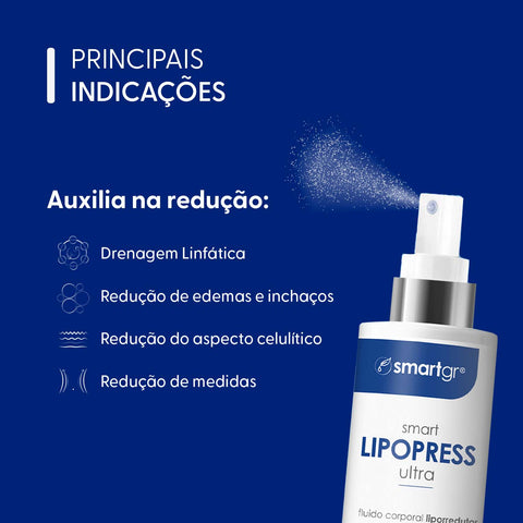 Smart Lipopress Ultra Fluido Corporal 120 ml - Smart GR