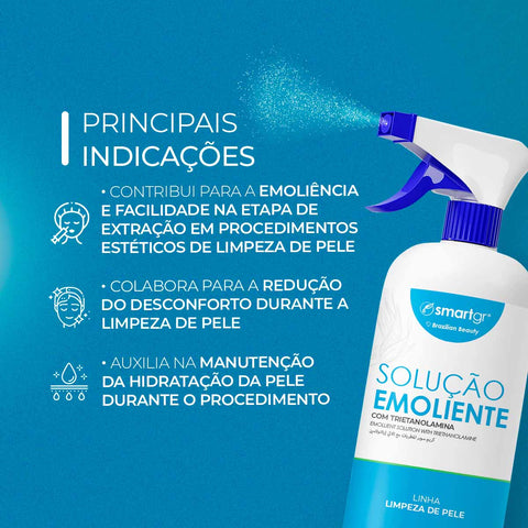 Smart Fluido Emoliente Aloe Vera e Trietanolamina 1 Litro - Smart GR