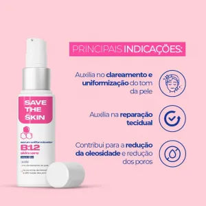 Sérum B12 Skincare Uniformizador – 30 ml | Save The Skin