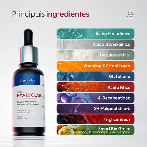 Sérum Hyaluclar Clareador de Marcas e Uniformizador – 30 ml | Smart GR