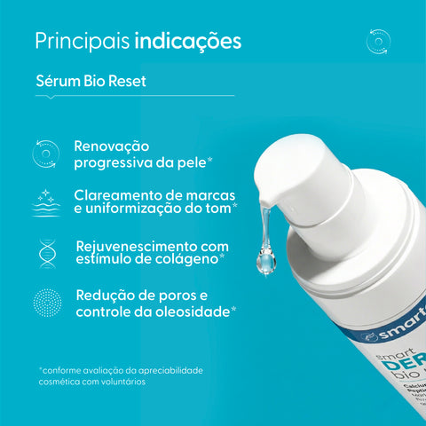 Sérum Derma Bio Reset com Hidroxiapatita de Cálcio – 30 ml | Smart GR