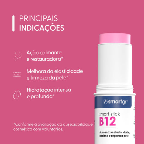 Smart Stick B12 – Hidratação e Revitalização – 15 g | Smart GR