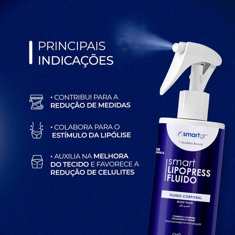 Smart Lipopress Fluido  Fluido Corporal  250ml Smart GR