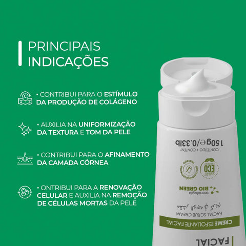 Smart Peeling Creme Esfoliante Facial 150g Smart GR