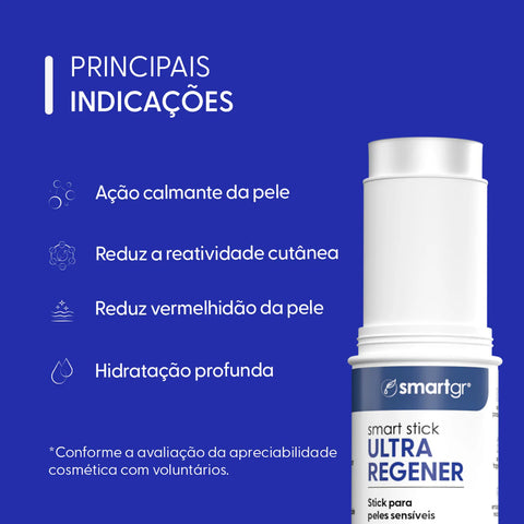 Stick Ultra Regener Peles Sensíveis – 15 g | Smart GR