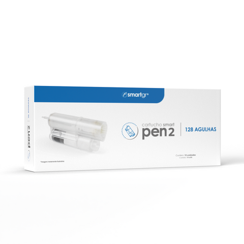 Cartucho Smart Pen 2 - 128 Nano Pins - Caixa com 10 unidades | Smart GR