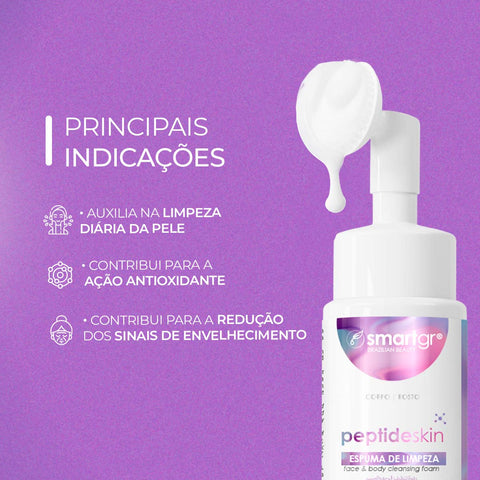 Peptide Skin – Espuma de Limpeza – 150 ml | Smart GR