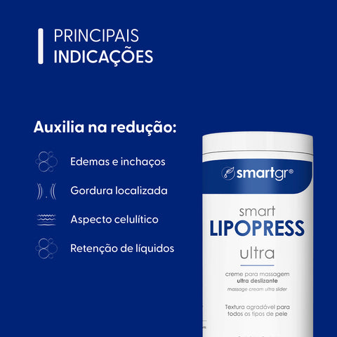 Creme de Massagem Smart Lipopress Ultra 1Kg - Smart GR